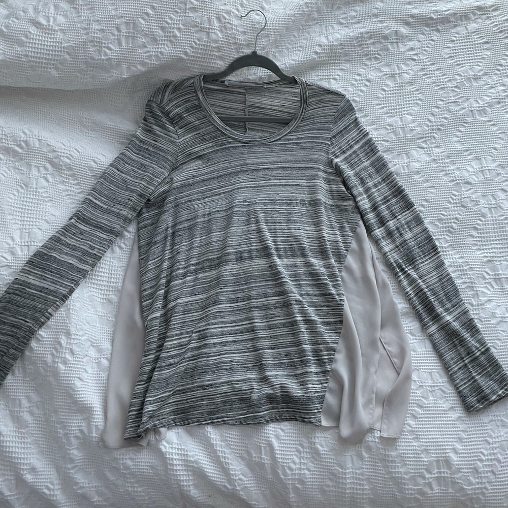Lola and Sophie gray long sleeve